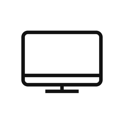 Computer monitor.