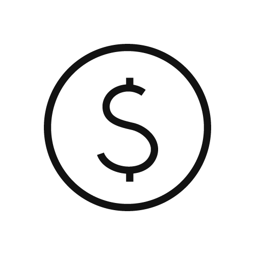 Dollar sign.