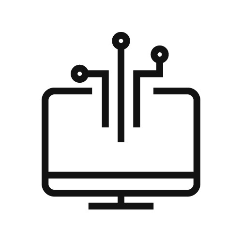 Computer monitor.